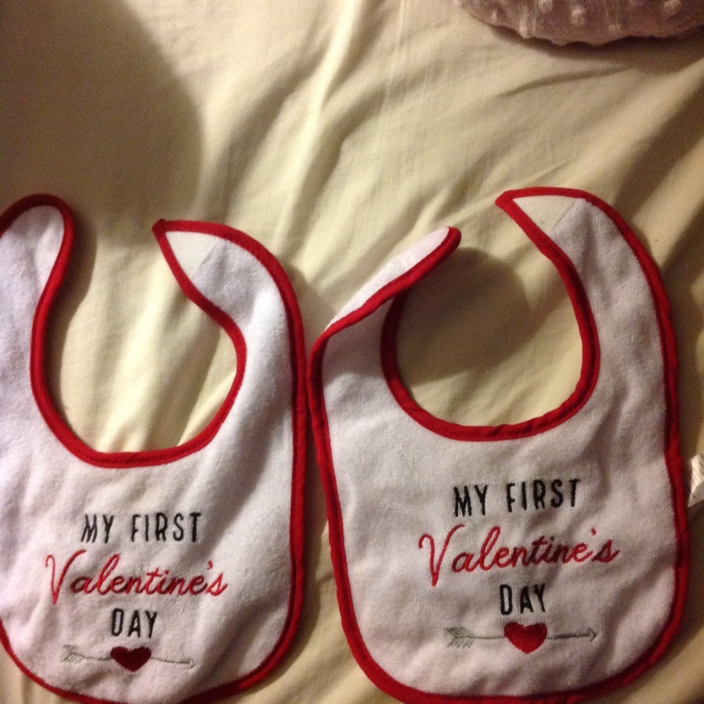 My first valentines bib